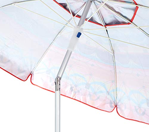 CREVICOSTA QUALITY MARK MARCAS DE CALIDAD - Sombrilla FUSIÓN - 200 cm con Espiral y Manetas (Étnica)