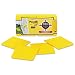 Post-it Super Sticky Full Adhesive Notes, 2x Sticking Power, 3 x  3-Inches, Electric Yellow, 12-Pads/Pack