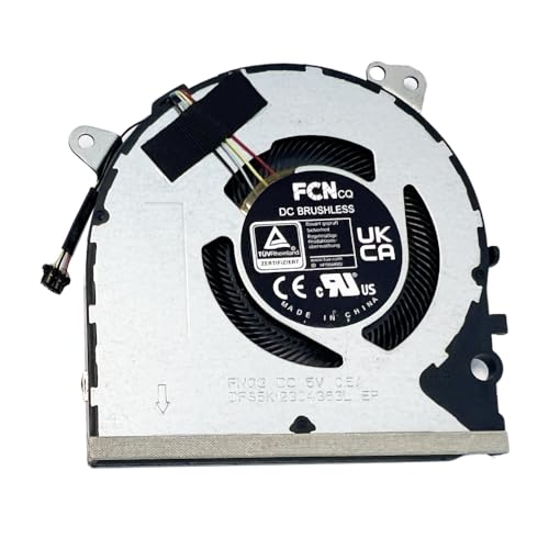 Gintai Ventilador CPU Fan Cooling Fan Cooler para Asus Zenbook 14X Flip UM5401 UM5401QA UN5401 UN5401QA UP5401 UP5401EA UX5401EA FNQG DC 5V 0.5A DFS5K12304363L 13NB. 0UR0M0. 9121 13N1-DMM0612
