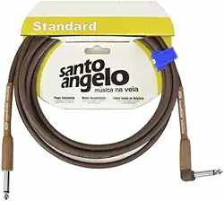 Cabo para Violão Santo Angelo Acoustic 3,05 metros PLug em L