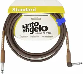 Cabo para Violão Santo Angelo Acoustic 3,05 metros PLug em L