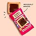 Michel et Augustin Chocolate Cookie Squares, Valentine’s Chocolate Gift Box, Dark Chocolate & Sea Salt French Shortbread Cookies, Valentine’s Candy Bulk, Individually Wrapped, 30-Pack
