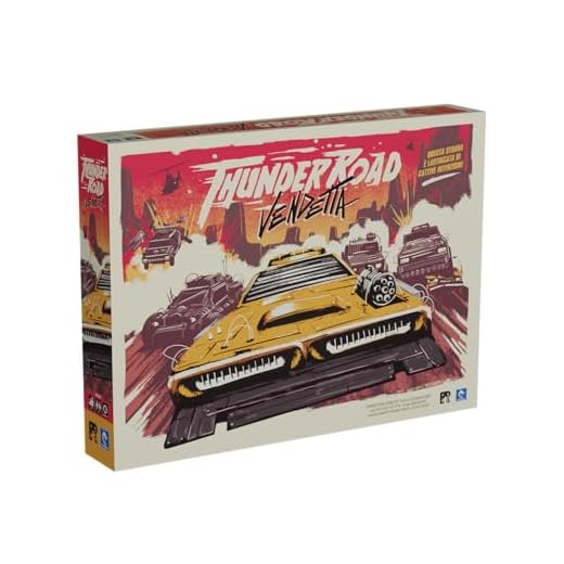 Pendragon - Thunder Road Vendetta - Edizione Italiano - Età 10+, da 2 a 4 Giocatori