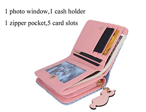 Womens Cat Pattern Wallet Coin Purse Card Holder2