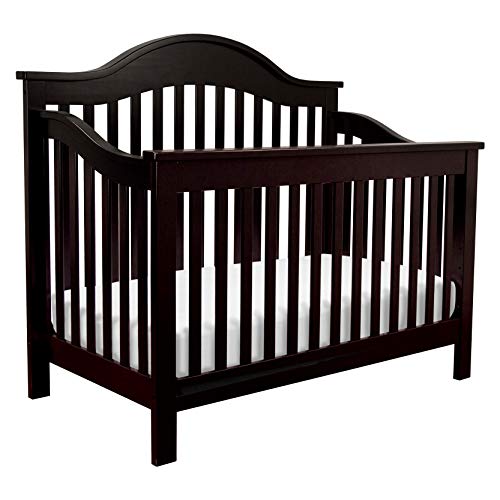Image of DaVinci Jayden 4-in-1 Convertible Crib in Ebony, Greenguard Gold Certified