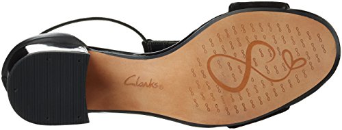 Clarks Barley Belle, Sandali con Zeppa Donna, Nero...