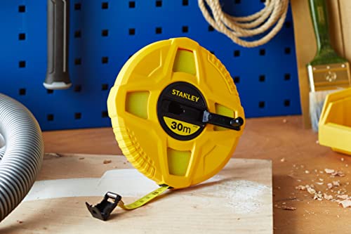 Mesure longue avec ruban fibre de verre STANLEY 0 34 297 30m x 12 7mm - vue 10