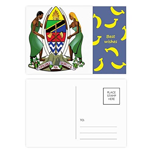 Carte postale Tanzanie DIYthinker lot de 20 pour remerciements et collection voyage