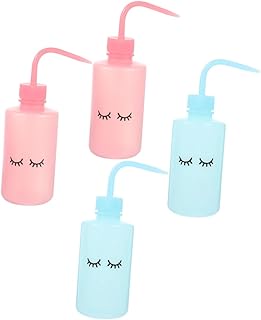 4 botellas de limpieza de pestañas, a prueba ...