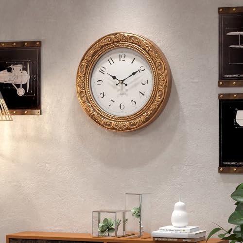 Menterry 12-Inch European Vintage Wall Clock