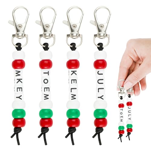 Y1tvei Christmas DIY Craft Gifts Set - 82Pcs Cute Beads