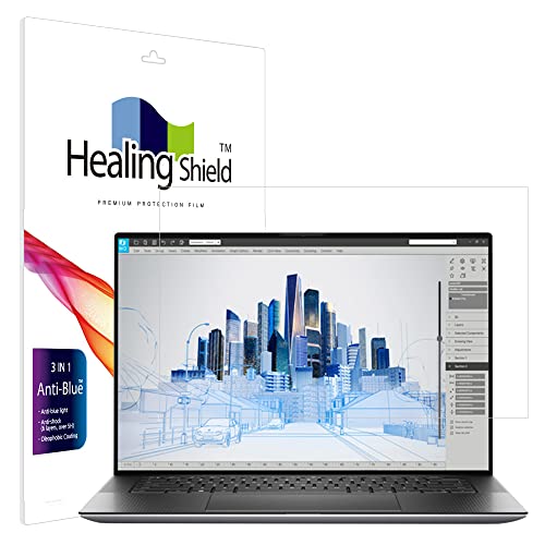 Healingshield スキンシール液晶保護フィルム Screen Protector Eye Protection Anti UV Blue Ray Film Compatible with Dell Precision 5560