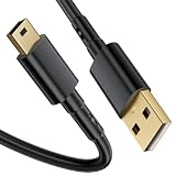 Mini USB Cable 3ft Type A Male to Mini B Cable Data Charging Cord for GoPro Hero 3+,MP3 Players,Dash Cam,PS3 Controller Cord for Canon PowerShot Rebel ELPH Camera,TI-84 Plus CE Calculator Charger