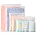 25 Pezzi Sacchetti da viaggio con cerniera, Richiudibilie Plastica da Zip, Multifunzione Viaggi Organizer per Organizer Vestiti, biancheria intima, cosmetici da viaggio(Sigillare senza fori)