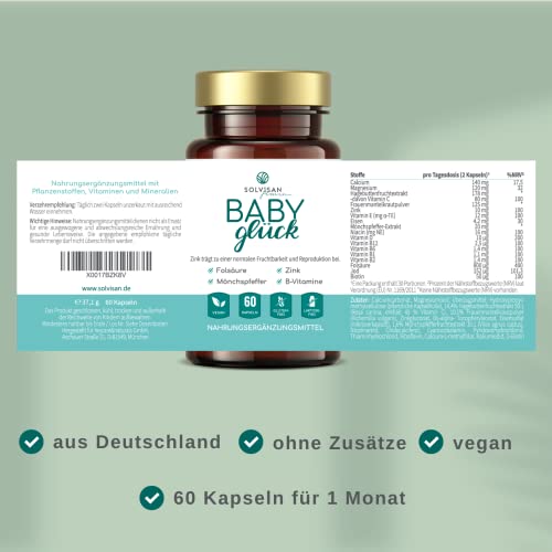 Schwangerschaftsvitamine von Solvisan für bessere Fruchtbarkeit