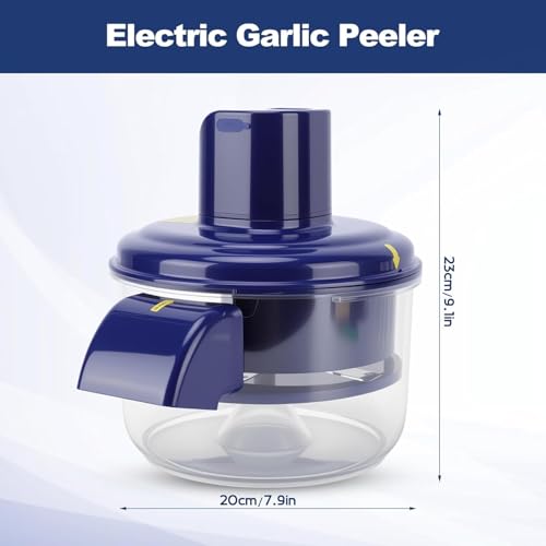 Image of DOCAT Automatic Electric Potato & Vegetable Peeler | Rechargeable Fruit Peeler Machine with 5 Stainless Steel Blades | Cordless Kitchen Peeler for Garlic, Grapes & Tomato