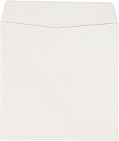 Vista 2 de LUXPaper Sobres de invitación cuadrados Despegar y prensar 8 x 8 pulgadas Natural Texto de 70 libras 50