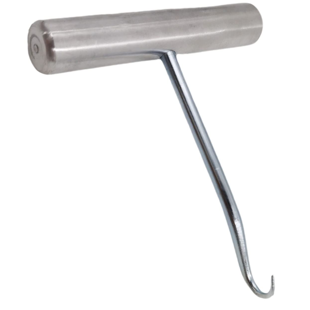 PLAFOPE Herramienta Profesional para Encordar Raquetas Gancho De Tirado con Punta Curvada Compatible con Raquetas De Bádminton y Tenis