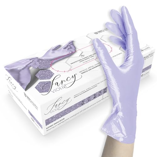 Guantes de nitrilo Unigloves en talla L, higiénicos para alimentos y limpieza del hogar
