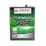 TEITO バイク 4Tエンジンオイル TEITO PREMIUM M4S 5W-30 SN/MA2 FULL SYNTHETIC 100%化学合成油 日本製 4サイクルエンジンオイル/4ストオイル (4L)
