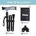 Folding Cane, Ohuhu Adjustable Foldable Walking Cane for Men, Women with 5 Adjustable Heights, Collapsible, Lightweight, Balancing Mobility Aid, Portable Hand Cane Walking Stick for Father Mother Gift