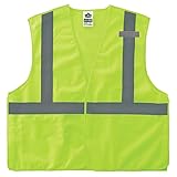 Ergodyne - 21075 GloWear 8215BA ANSI High Visibility Lime Breakaway Reflective Safety Vest, Large/X-Large