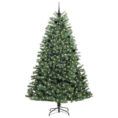 Árbol de Navidad artificial de PVC con iluminación LED de 180 cm Gecheer 4