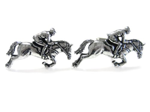 Kiola Designs Mancuernillas Horse Racing miniatura 1