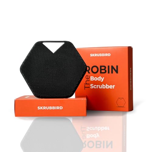 Image of Body Scrubber - 100% Silicone Scrubber for Deep Cleaning & Exfoliating Your Skin ? The Robin
