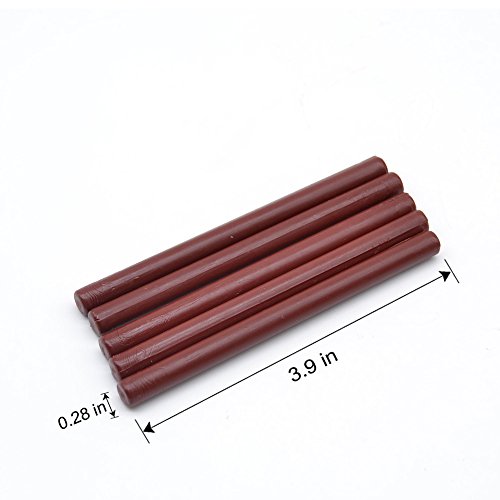 Traditional Postable Wedding Invitation Seals Decor Dark Red Flexible Glue Gun Sealing Wax Stick Pack Of 16 #TOP4