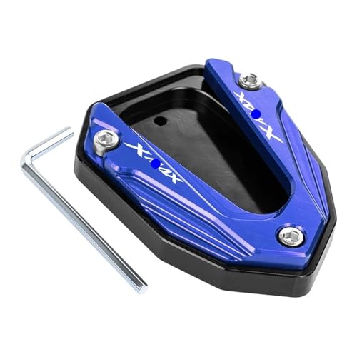Accessoires repose-pieds et élargisseur bleu de béquille pour XMAX300