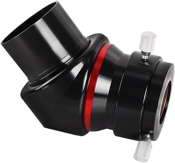 2 Inch Diagonal 45-Degree Erect-Image Prism for Telescope Image Erecting with Anti-Reflection Coating + 2" to 1.25" Eyepiece Adapter
