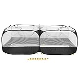 Facile à installer et à plier: facile à utiliser, peut créer une aire de jeux extérieure pour les animaux de compagnie et peut être facilement plié dans une taille ultra-petite, facile à transporter.