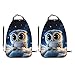 Gjieliness Cute Baby Owl Sitting On The Clouds Car Seat Back Kick Protectors,2 Pack Adorable Cartoon Owl Kick Mats With Storage Pockets For Vehicles To Protect From Dirt Mud Scratches