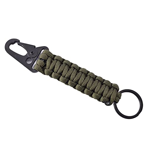 SUDNJIALQ 8 X (Multi) Chaveiro Paracord ao livre 7 fios chaveiro corda cordão porta-chaves