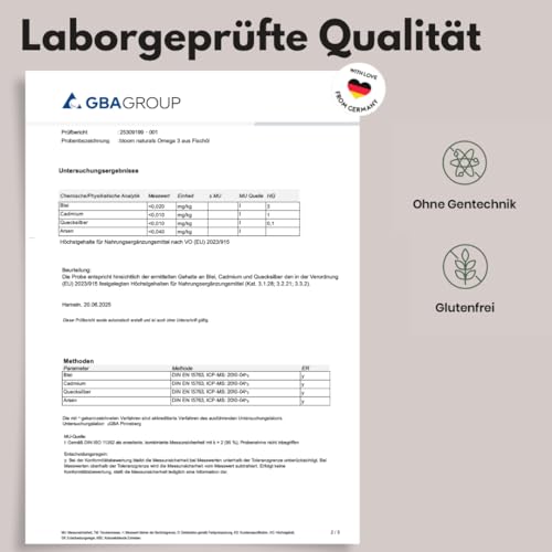 Omega 3 Kapseln Hochdosiert - 400 Kapseln mit 2000mg - EPA 360mg & DHA 240mg Fischöl pro Tagesportion - Omega 3 Fettsäuren Kapseln, produziert in Deutschland Laborgeprüft - Verpackung kann variieren