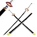 YYDP Katana Demon Slayer, Sabre Demon Slayer en Bambou, Demons Slayers Giyuu Katana Katana De 104cm, Anime Cosplay Tomioka Giyuu Katana, Armes D'accessoires Décoratifs Anime Fans Collectibles, 1-Pcs
