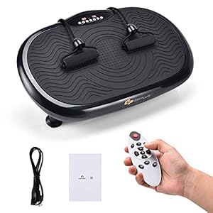 Goplus 3D Vibration Platform Exercise Machine, Mini Vibration Plate w/ 1-99 Level Adjustable Speed, Whole Body Workout…