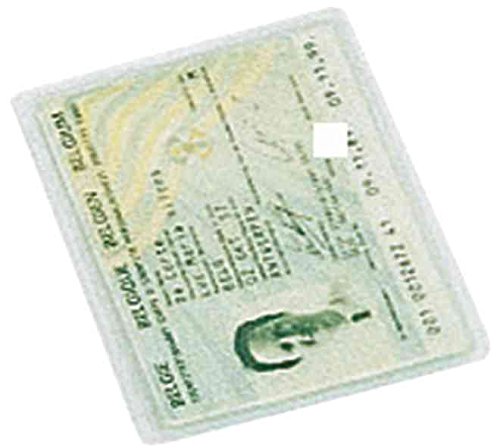Preisvergleich Produktbild 4064 Ausweishülle für Personalausweis neu PVC genarbt farblos