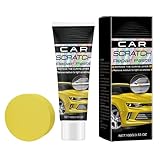 Rimuovi Auto - Crema Da 100 Grammi Con Spugna Per Lucidatura Cura E Pulizia | Pasta Per Lucidare La Carrozzeria Auto,Ripristino Brillantezza Esterno Carrozzeria