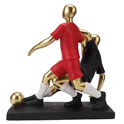 DXBO Soccer Player Figurine Ornaments,Resin Soccer Player Sculpture Ornaments...