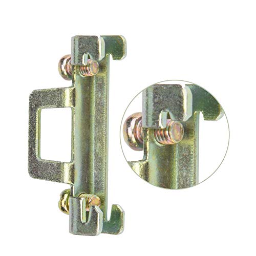 Image of Vikye 10Pcs Fixed Clamp Fasten Clip for 35mm DIN Rail, Metal Model 11