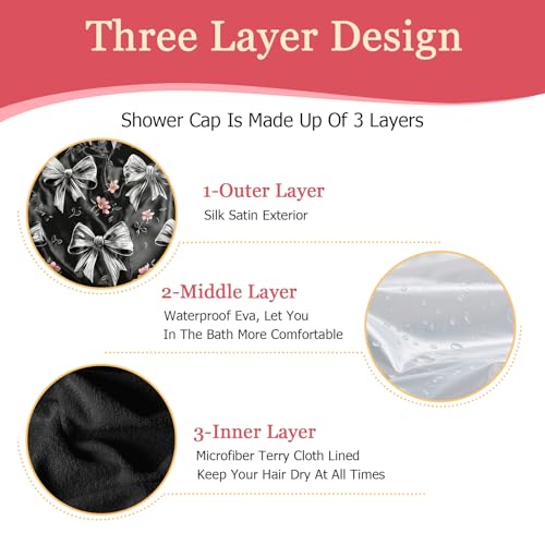 Bonnet de douche réutilisable et étanche pour préserver vos cheveux - 3