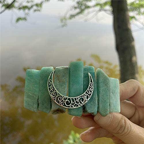 Crystal Boho Celtic Amazonite Mermaid Barrette Hair Clip For Long Hair Slide Irish Hair Accessories Mothers Day Gift (Amazonite Clip) #TOP6
