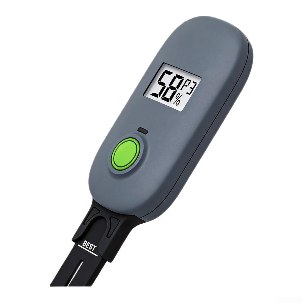 per Smart Misuratore di umidità del suolo Sensore capacitivo wireless per piante da interno ed esterno Dati igrometro in tempo reale 20 cm sonda bianca