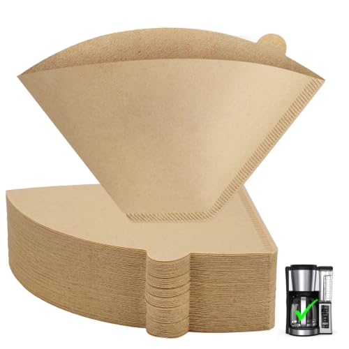 Image of Clinuse 200Pcs #4 Cone Coffee Filters 8-12 Cup Compatible with Ninja Maker