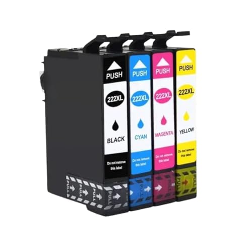 Cartouche d'encre T222 compatible XP-5200, idéale pour le télétravail et les devoirs