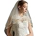 Shurhome Stylish Bridal Veil Delicate Multilayer Layers Fashionable Soft Bridal for Bride and Event Elegant Bride Outfit