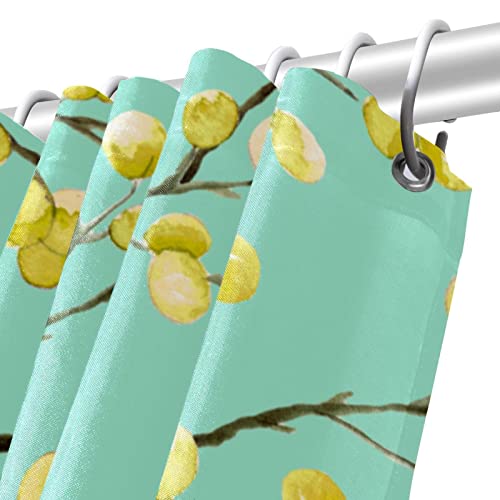 Rideau de douche mimosa pour une salle de bain joyeuse et colorée