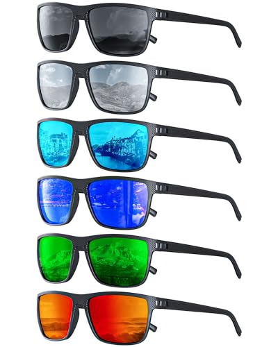 Image of Sunglasses-Men Polarized Mens Sunglasses: Classic Women Sun Glasses UV Protection for Fishing